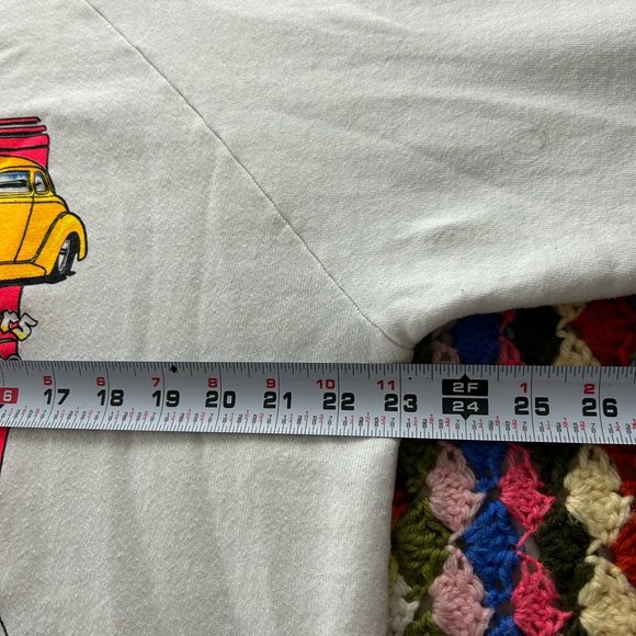 Vintage 1992 Hot Rod Car Show Neon Crewneck Sweatshirt 90s Retro Unisex … - Picture 9 of 15